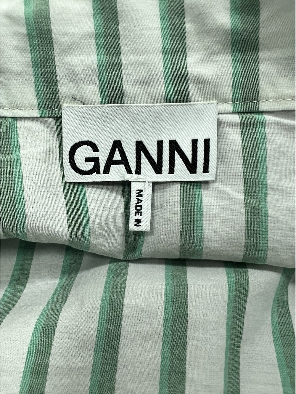 Ganni Striped Feather Pencil Skirt Women Sz 36 Lace Gothic Mid Length - Picture 6 of 9